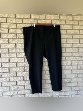 Women’s JCREW Black Cameron Straight Legged Trousers Size 20